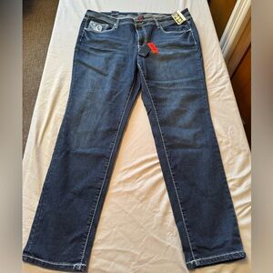 Earl Jeans Dark Blue Straight Leg Women's Jeans